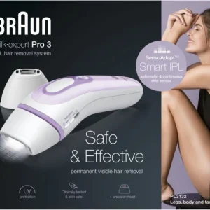 Braun PL3132 Silk Expert Pro 3 IPL Haarentfernungssystem Weiß/lila 18