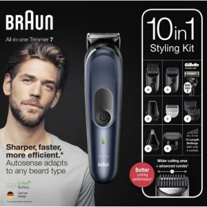 Braun MGK 7330 MultiGroomingKit Bartschneider & Body Groom Schwarz/blau 16