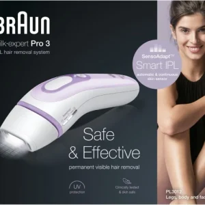 Braun PL3012 Silk Expert Pro 3 IPL Haarentfernungssystem Weiß/lila 12