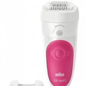 Braun SES 5-500 SkinSpa SensoSmart Epilierer Weiß/pink 7