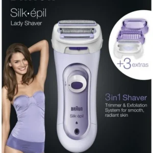 Braun LS 5560 Silk-èpil Damenrasierer Lila 15