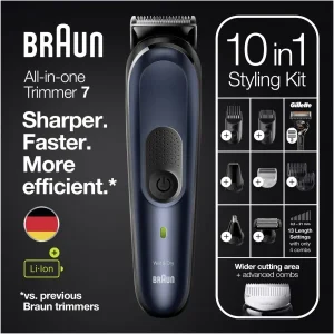 Braun MGK 7330 MultiGroomingKit Bartschneider & Body Groom Schwarz/blau 14