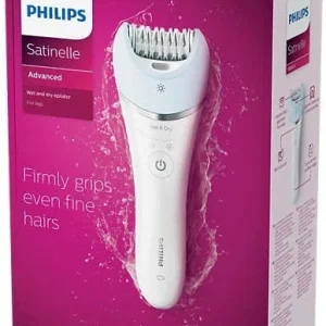 Philips BRE605/00 Satinelle Advanced Epilierer Weiß/blau 10