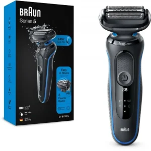 Braun 51-B1000S Series 5 Trocken-Nass Rasierer Blau 12