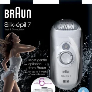 Braun Silk-épil 7 7-561 – Kabelloser Wet&Dry Epilierer Mit 6 Extras, Inklusive Rasier-Aufsatz Und Trimmer- 14