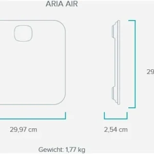 Fitbit Aria Air Bluetooth Personenwaage Weiß 18