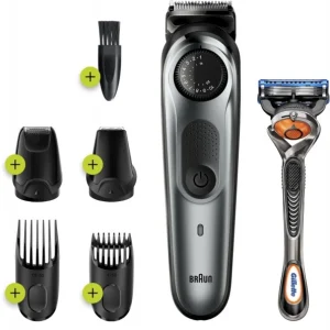 Braun BT 7220 BeardTrimmer Bartschneider Silber 12