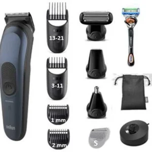 Braun MGK 7330 MultiGroomingKit Bartschneider & Body Groom Schwarz/blau 12