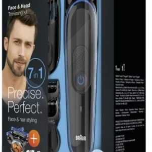 Braun MGK 3045 Körper- Haar- Trimmer Schwarz/blau 18