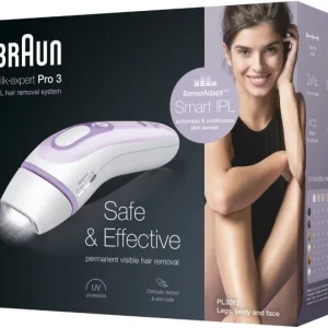 Braun PL3012 Silk Expert Pro 3 IPL Haarentfernungssystem Weiß/lila 18