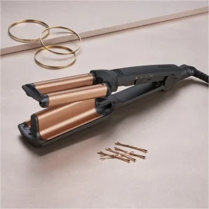 BaByliss W2447E Deep Waves Wellenformer Schwarz/bronze 13