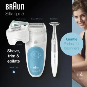 Braun 5-810 Silk-epil SensoSmart Epilierer Weiß/blau 11