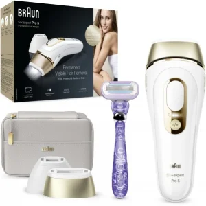 Braun PL5157 Silk-expert Pro 5 IPL Haarentfernungssystem Weiß/gold 11