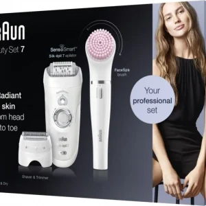 Braun SES 7-875 BS Beauty Set 7 Epilierer Weiß 13