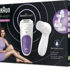 Braun 5-870 Silk-epil SkinSpa SensoSmart Epilierer Weiß/lila 13