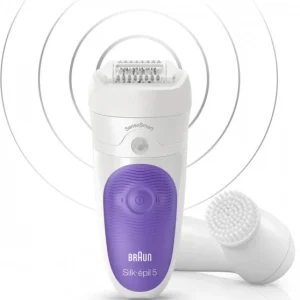 Braun 5-870 Silk-epil SkinSpa SensoSmart Epilierer Weiß/lila 9