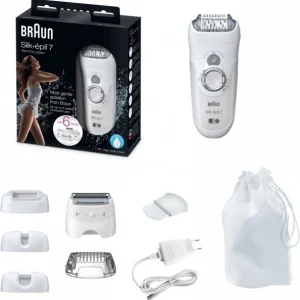 Braun Silk-épil 7 7-561 – Kabelloser Wet&Dry Epilierer Mit 6 Extras, Inklusive Rasier-Aufsatz Und Trimmer- 16