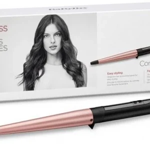 BaByliss C454E Rose Quartz Conical Wand Lockenstab Rose/schwarz 16