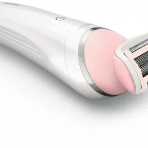 Philips BRL140/00 SatinShave Advanced Damenrasierer Weiß/rosa 9