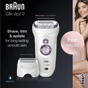 Braun 9-710 Silk-epil SensoSmart Epilierer Weiß 6