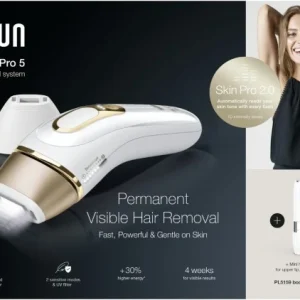 Braun PL5159 Silk-expert Pro 5 IPL Haarentfernungssystem Weiß/gold 7