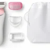 Philips BRL140/00 SatinShave Advanced Damenrasierer Weiß/rosa 5