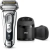 Braun 9375C Series 9 + Scherteil Rasierer Chrom 14