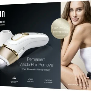 Braun PL5157 Silk-expert Pro 5 IPL Haarentfernungssystem Weiß/gold 15