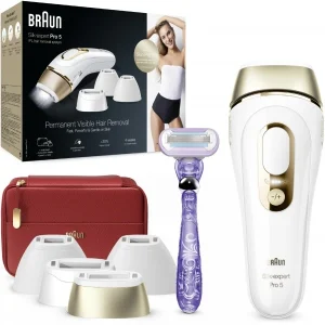 Braun PL5387 Silk-expert Pro 5 IPL Haarentfernungssystem Weiß/gold 7