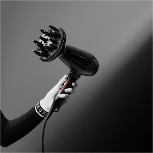 Rowenta CV887L K/Pro Stylist Haartrockner Schwarz/weiß/rot 18